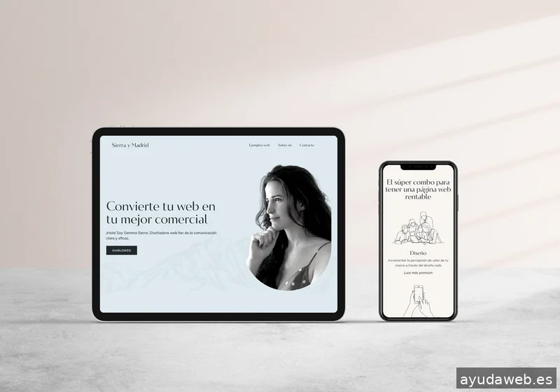 Sierra y Madrid · Diseño de páginas web claras y eficaces