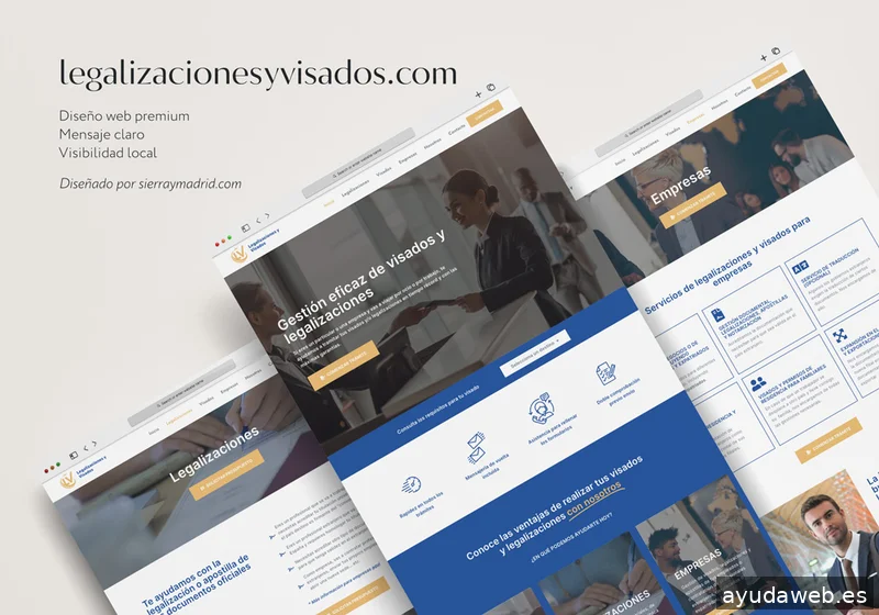 Sierra y Madrid · Diseño de páginas web claras y eficaces