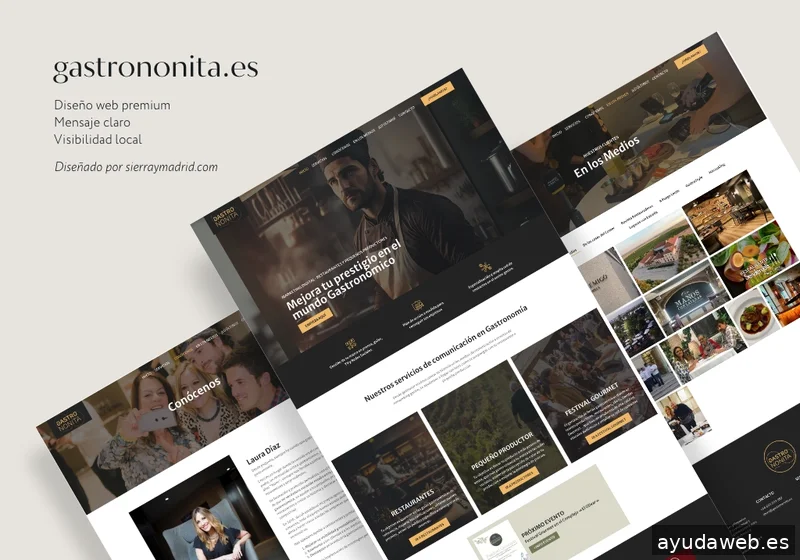 Sierra y Madrid · Diseño de páginas web claras y eficaces