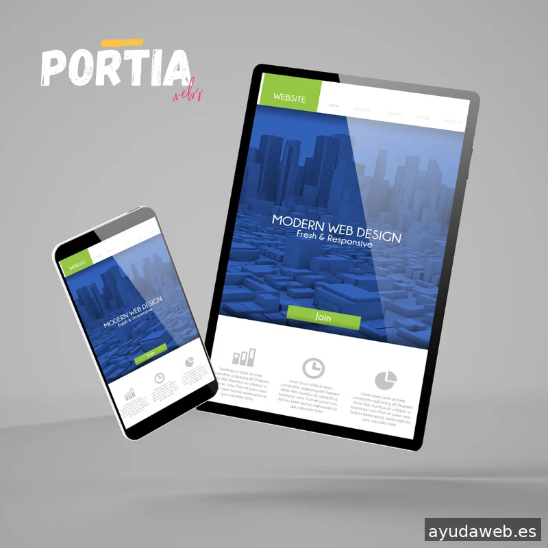 Diseño web l Marketing digital l Portia WEBs