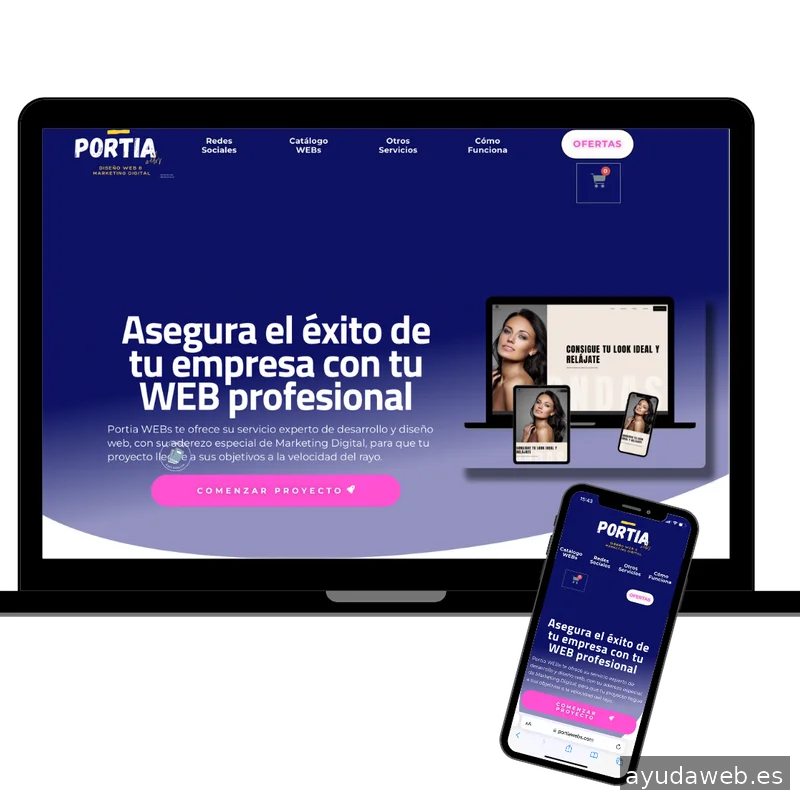 Diseño web l Marketing digital l Portia WEBs