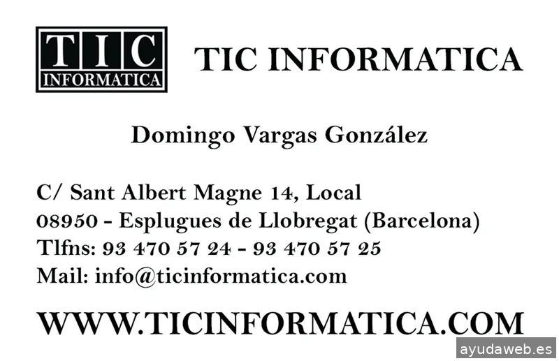 TIC INFORMÁTICA