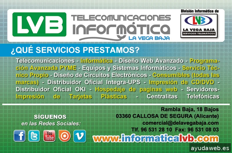 La Vega Baja Servicios Telemáticos SL